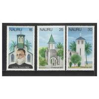 Nauru 1977 Christmas Set of 3 Stamps SG165/67 MUH