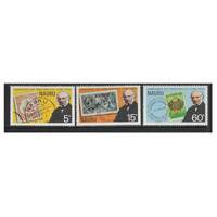 Nauru 1979 Sir Rowland Hill Death Centenary Set of 3 Stamps SG204/06 MUH