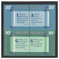 Nauru 1980 Christmas Set of 4 Stamps SG228/31 MUH
