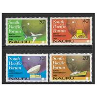 Nauru 1981 10th South Pacific Forum Set of 4 Stamps SG252/55 MUH