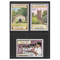 Nauru 1984 Christmas Set of 3 Stamps SG315/17 MUH