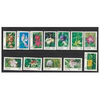 Nauru 1991 Flowers Set of 12 Stamps SG391/402 MUH