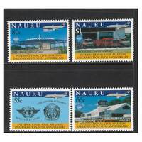 Nauru 1994 International Civil Aviation Organization 50th Anniv Set of 4 Stamps SG424/27 MUH