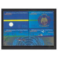 Nauru 1995 50th Anniv of United Nations Set of 4 Stamps SG430/33 MUH