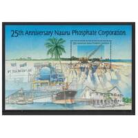 Nauru 1995 Phosphate Corporation 25th Anniv Mini Sheet SG MS437 MUH