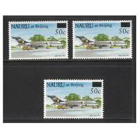 Nauru 1995 International Stamp Exhibitions Set of 3 Stamps SG438/40 MUH