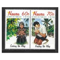 Nauru 1995 Christmas Set of 2 Stamps SG446/47 MUH