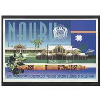 Nauru 1997 28th Parliamentary Conference of Presiding Officers & Clerks Mini Sheet SG MS472 MUH