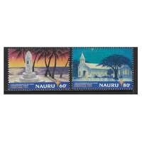 Nauru 1997 Christmas Set of 2 Stamps SG473/74 MUH