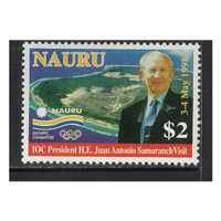Nauru 1998 Visit of International Olympic Committee President Single Stamp SG476 MUH