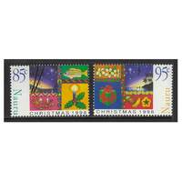 Nauru 1998 Christmas Set of 2 Stamps SG491/92 MUH