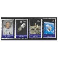 Nauru 1999 30th Anniv of First Manned Landing on Moon Set of 4 Stamps SG497/500 MUH