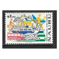 Nauru 1999 125th Anniv of UPU Single Stamp SG502 MUH
