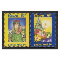 Nauru 1999 Christmas Set of 2 Stamps SG504/05 MUH