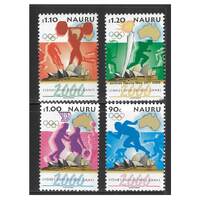Nauru 2000 Sydney Olympic Games Set of 4 Stamps SG515/18 MUH