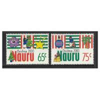 Nauru 2000 Christmas Set of 2 Stamps SG519/20 MUH