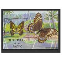 Nauru 2002 Butterflies of Pacific Mini Sheet SG MS545 MUH