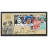 Nauru 2002 QE The Queen Mother Commemoration Mini Sheet of 2 Stamps SG MS548 MUH