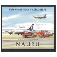 Nauru 2002 International Firefighters Mini Sheet SG MS555 MUH