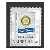 Nauru 2005 Centenary of Rotary International Single Stamp SG602 MUH
