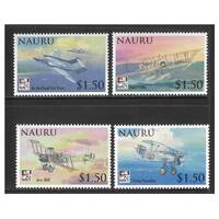 Nauru 2009 Centenary of Naval Aviation Set of 4 Stamps SG685/88 MUH