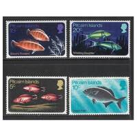 Pitcairn Islands 1970 Fish Set of 4 Stamps SG111/14 MUH
