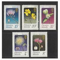 Pitcairn Islands 1973 Flowers Set of 5 Stamps SG126/30 MUH