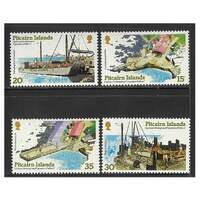 Pitcairn Islands 1978 Operation Pallium Harbour Set of 4 Stamps SG190/93 MUH