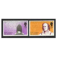 Pitcairn Islands 1979 150th Anniv of John Adams/Bounty Mutineer Set of 2 Stamps SG194/95 MUH