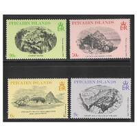Pitcairn Islands 1979 19th Century Engravings Set of 4 Stamps SG196/99 MUH