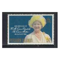 Pitcairn Islands 1980 80th Birthday of the Queen Mother Single Stamp SG206 MUH