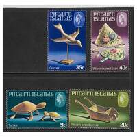 Pitcairn Islands 1980 Handicrafts 2nd Series Set of 4 Stamps SG207/10 MUH