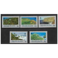 Pitcairn Islands 1981 Landscapes Set of 5 Stamps SG211/15 MUH