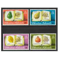 Pitcairn Islands 1982 Fruit Set of 4 Stamps SG222/25 MUH