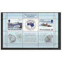 Pitcairn Islands 1984 Ausipex International Stamp Expo Melbourne Mini Sheet SG MS263 MUH