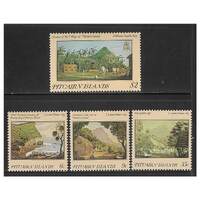 Pitcairn Islands 1985 19th Century Paintings 1st Series Set of 4 Stamps SG264/67 MUH