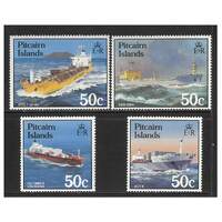 Pitcairn Islands 1985 Ships 1st Issues Set of 4 Stamps SG273/76 MUH