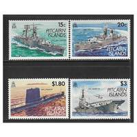 Pitcairn Islands 1993 Modern Royal Navy Vessels Set of 4 Stamps SG426/29 MUH
