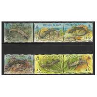 Pitcairn Islands 1993 Lizards Set of 6 Stamps SG436/41 MUH