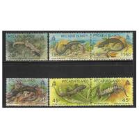 Pitcairn Islands 1993 Lizards Set of 6 Stamps SG436/41 MUH