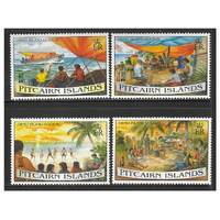 Pitcairn Islands 1995 Oeno Island Holiday Set of 4 Stamps SG474/77 MUH