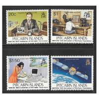 Pitcairn Islands 1995 Centenary of First Radio Transmission Set of 4 Stamps SG479/82 MUH