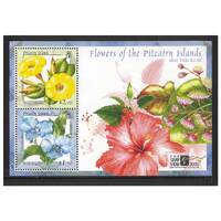 Pitcairn Islands 2000 London International Stamp Expo Ovpt On Flower Mini Sheet SG MS576 MUH