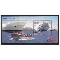Pitcairn Islands 2003 21 Years Blue Star Line Service to Island Mini Sheet SG MS636 MUH