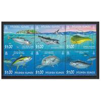 Pitcairn Islands 2007 Ocean Fish Set of 6 Stamps SG749/54 MUH