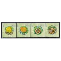 Pitcairn Islands 2010 Endemic Snails Set of 4 Stamps SG816/19 MUH