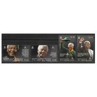 Pitcairn Islands 2014 Nelson Mandela Commemoration Set of 4 Stamps SG916/19 MUH