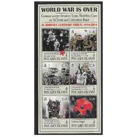 Pitcairn Islands 2018 Centenary of the End of WWI/Armistice Day Mini Sheet SG MS1015 MUH