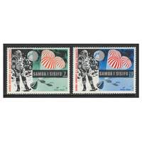 Samoa 1969 First Man On the Moon Set of 2 Stamps SG330/31 MUH