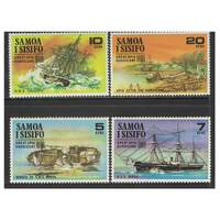 Samoa 1970 Great Apia Hurricane of 1889 Set of 4 Stamps SG341/44 MUH